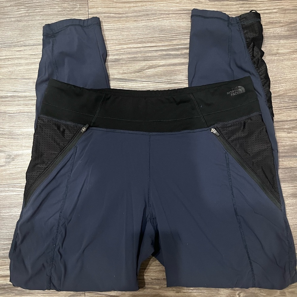 The North Face Black and Blue Athletic Pants